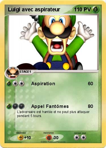 Pokemon Luigi avec aspirateur