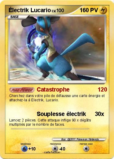Pokemon Électrik Lucario