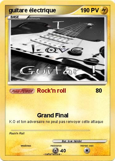 Pokemon guitare électrique