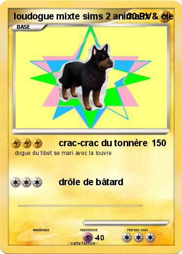 Pokemon loudogue mixte sims 2 animaux & cie