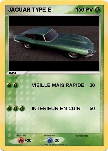 Pokemon JAGUAR TYPE E