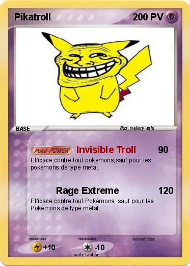 Pokemon Pikatroll