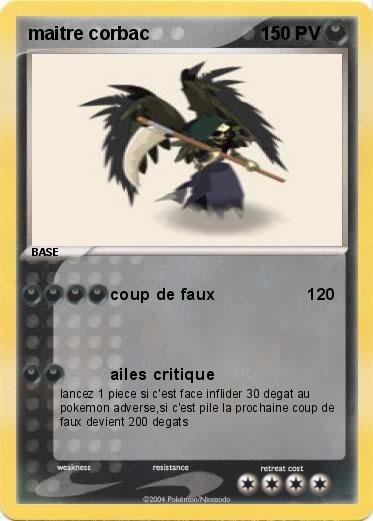 Pokemon maitre corbac