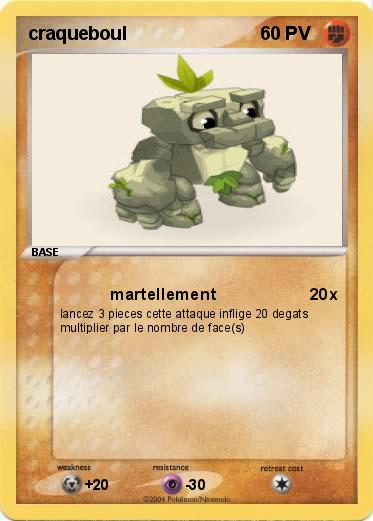 Pokemon craqueboul