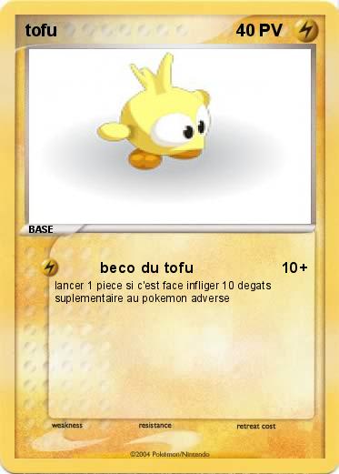 Pokemon tofu