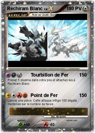 Pokemon Rechiram Blanc