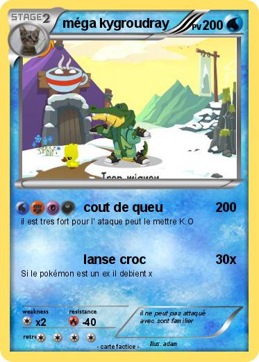 Pokemon méga kygroudray