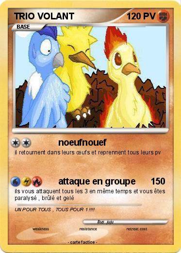 Pokemon TRIO VOLANT