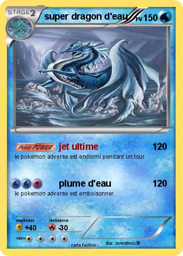 Pokemon super dragon d'eau