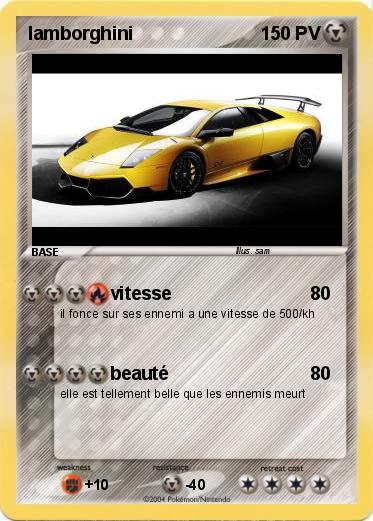 Pokemon lamborghini