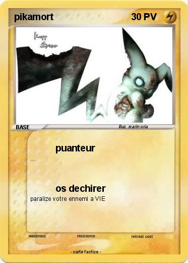 Pokemon pikamort