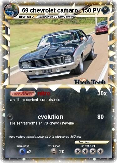 Pokemon 69 chevrolet camaro