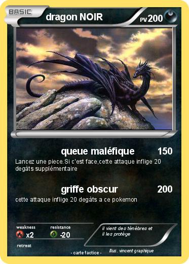Pokemon dragon NOIR
