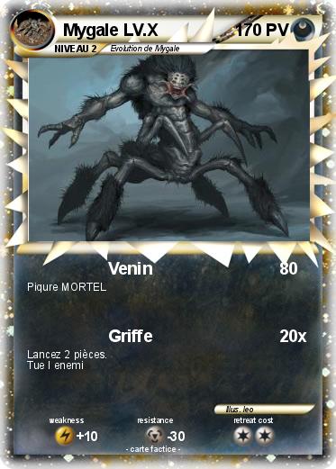 Pokemon Mygale LV.X