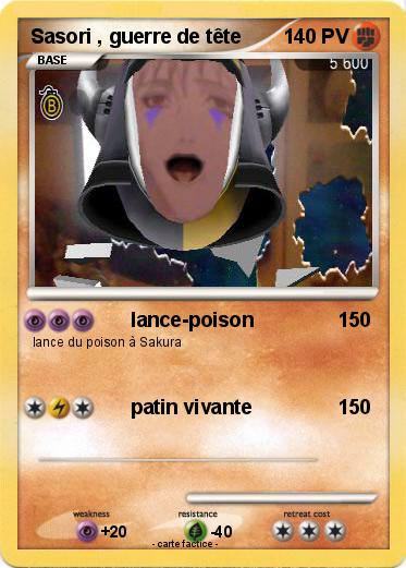 Pokemon Sasori , guerre de tête