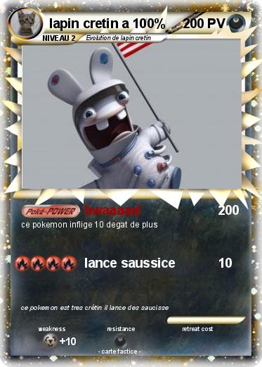 Pokemon lapin cretin a 100%