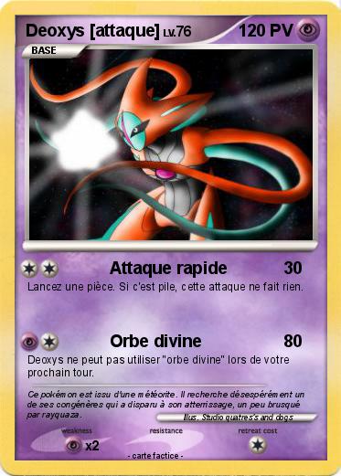 Pokemon Deoxys [attaque]