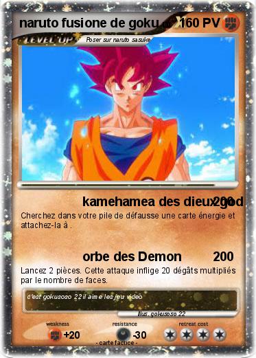 Pokemon naruto fusione de goku