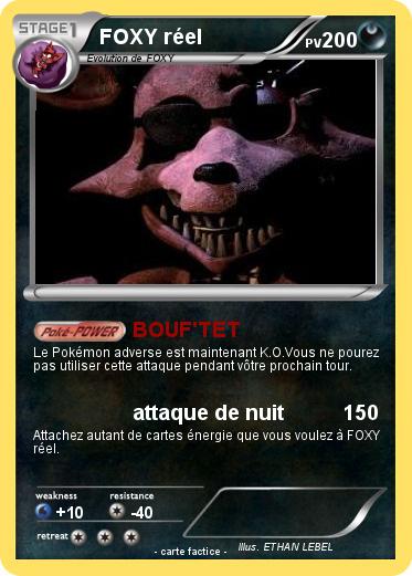 Pokemon FOXY réel