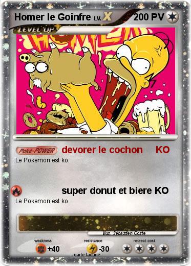 Pokemon Homer le Goinfre