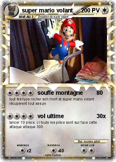 Pokemon super mario volant