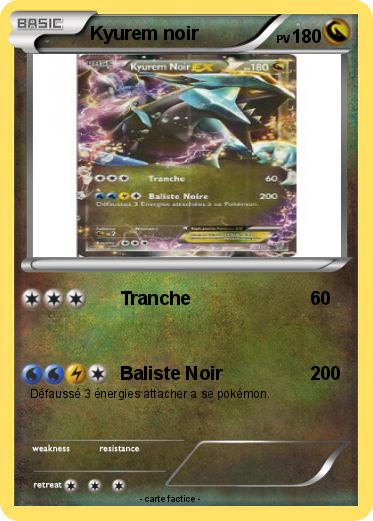 Pokemon Kyurem noir