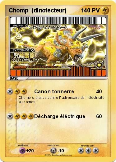Pokemon Chomp  (dinotecteur)
