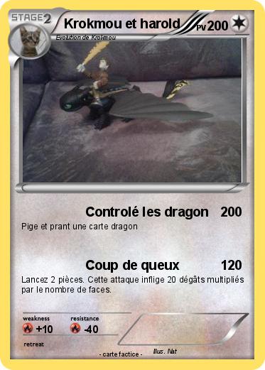Pokemon Krokmou et harold