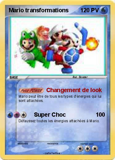 Pokemon Mario transformations
