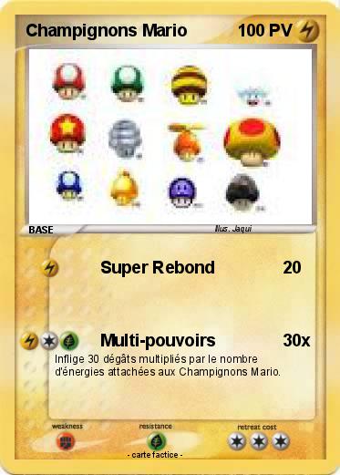 Pokemon Champignons Mario