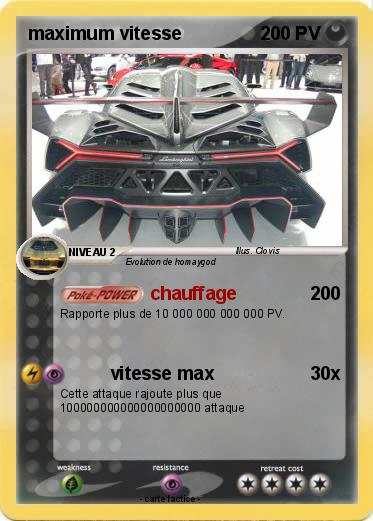 Pokemon maximum vitesse