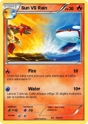 Pokemon Sun VS Rain