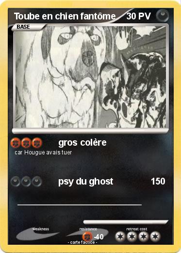 Pokemon Toube en chien fantôme