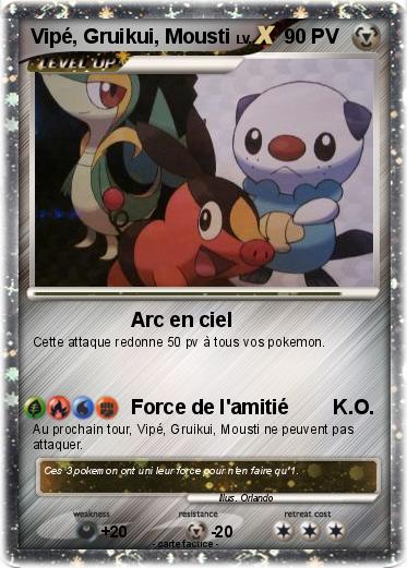 Pokemon Vipé, Gruikui, Mousti