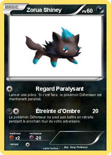 Pokemon Zorua Shiney
