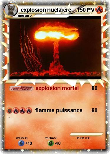 Pokemon explosion nuclaiére
