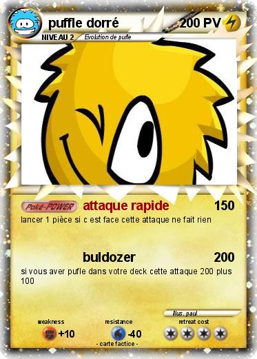Pokemon puffle dorré