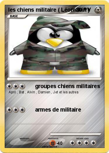 Pokemon les chiens militaire ( Léomakiri )