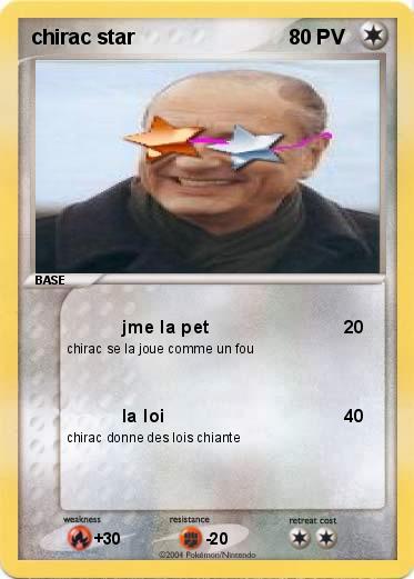 Pokemon chirac star