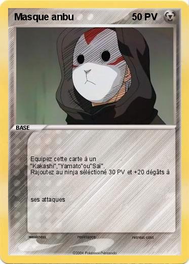 Pokemon Masque anbu