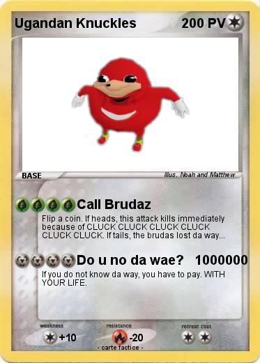 Pokemon Ugandan Knuckles