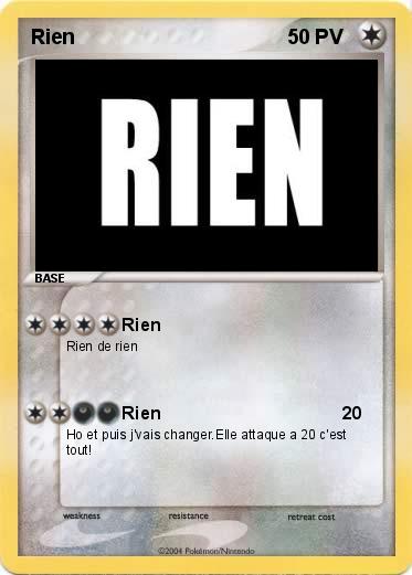 Pokemon Rien