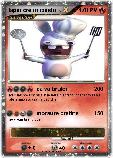Pokemon lapin cretin cuisto