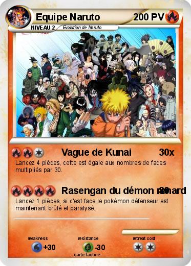 Pokemon Equipe Naruto