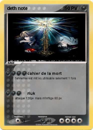 Pokemon deth note