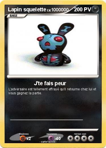 Pokemon Lapin squelette