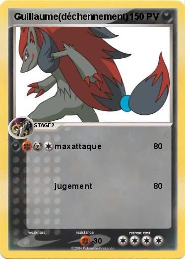 Pokemon Guillaume(déchennement)