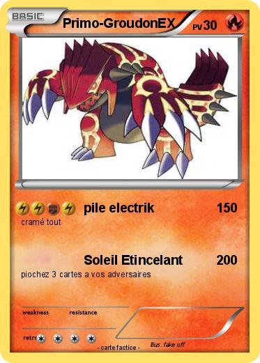 Pokemon Primo-GroudonEX