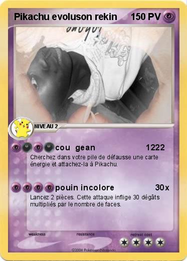 Pokemon Pikachu evoluson rekin