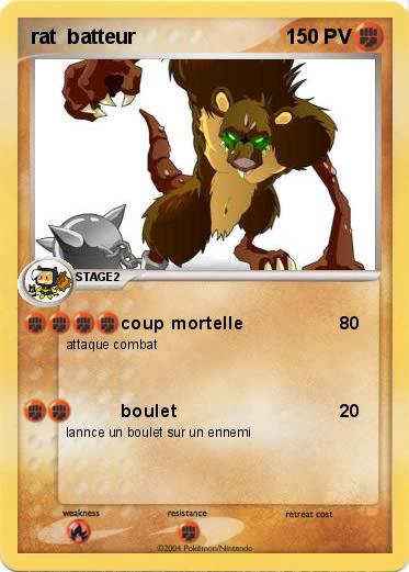 Pokemon rat  batteur
